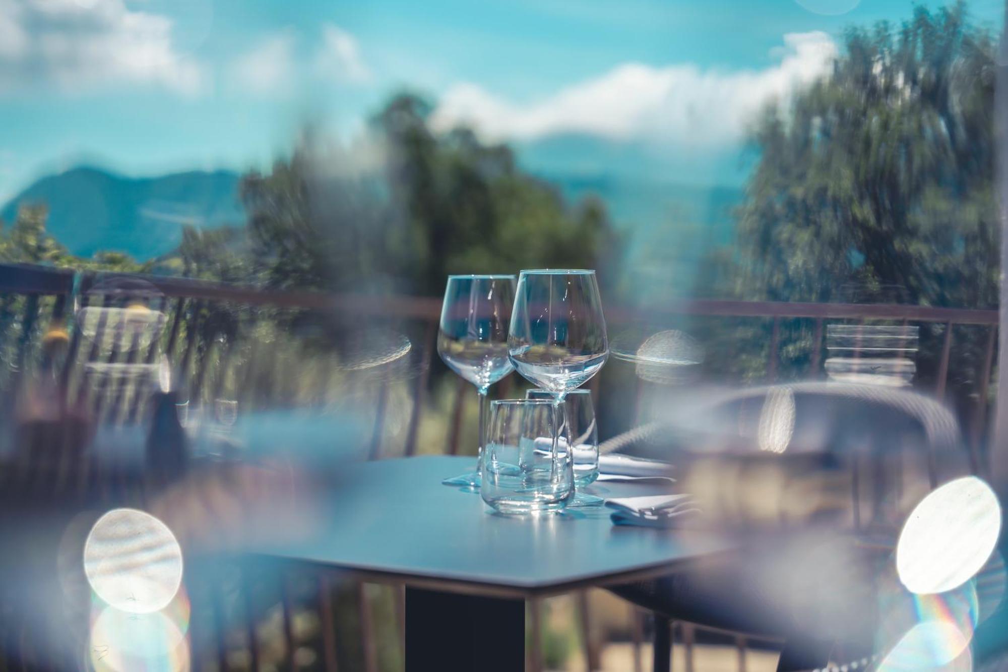 Logis Hotel Restaurant Le Plantevin Propiac Esterno foto
